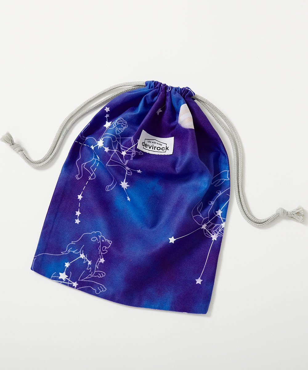 濡れたものを収納できる 吸水速乾 タオル巾着 キッズ 子供服 男の子 女の子  デビロック devirock | devirock | 02