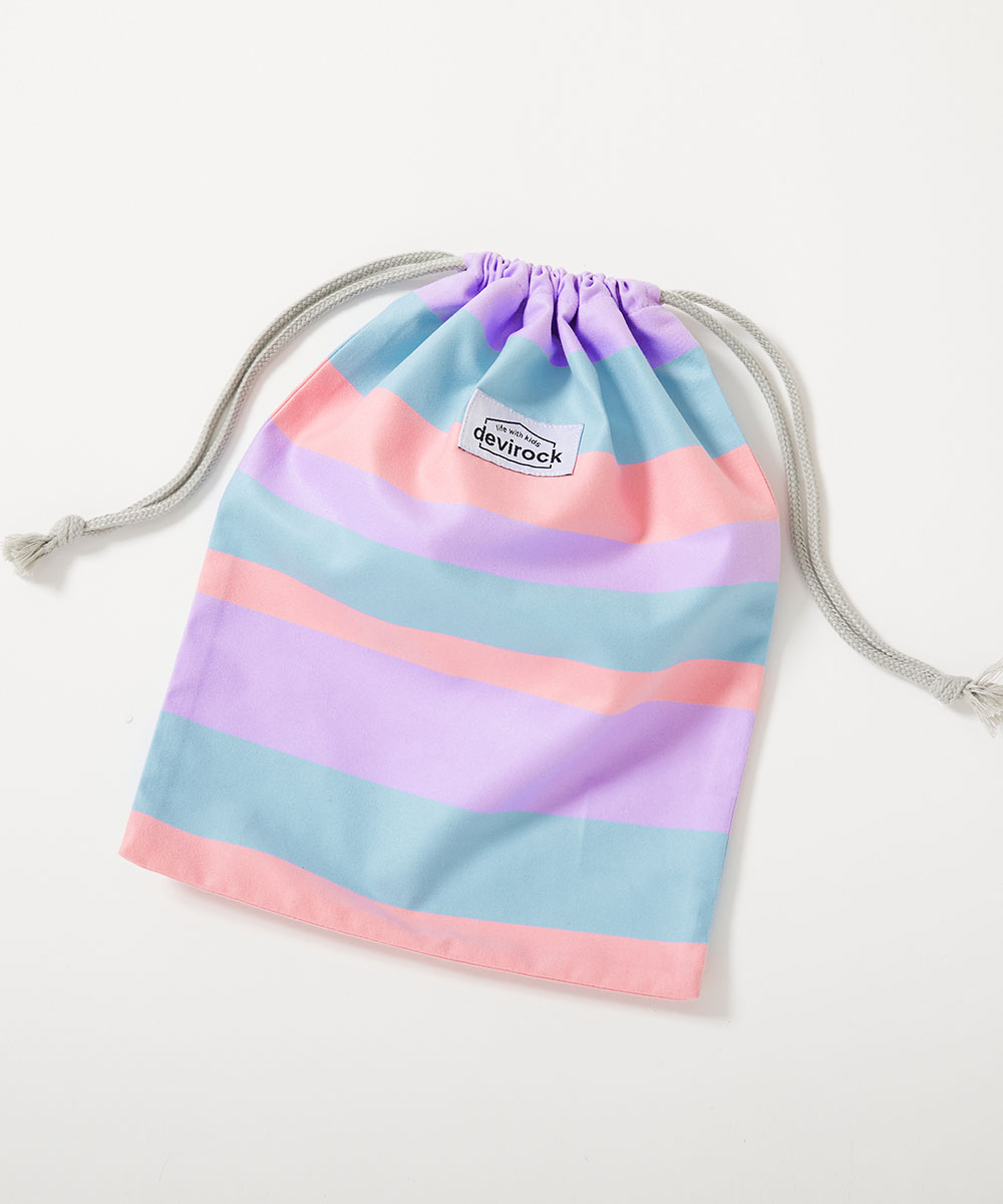 濡れたものを収納できる 吸水速乾 タオル巾着 キッズ 子供服 男の子 女の子  デビロック devirock | devirock | 08