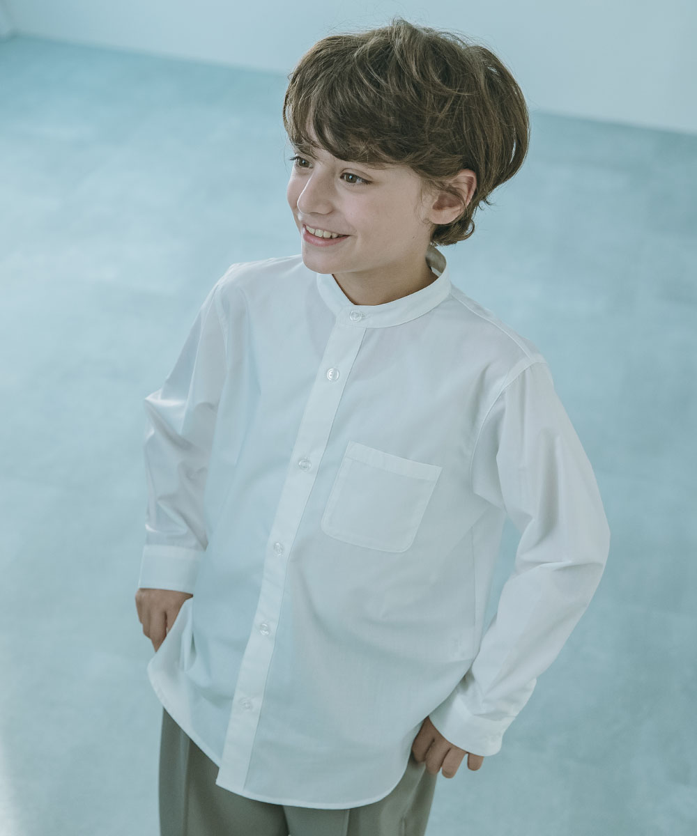シャツ ブラウス 前開き トップス えらべる フォーマルデザインシャツ キッズ 子供服 男の子 女の子  デビロック devirock | devirock | 01