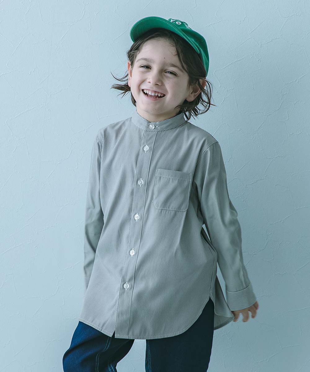 シャツ ブラウス 前開き トップス えらべる フォーマルデザインシャツ キッズ 子供服 男の子 女の子  デビロック devirock | devirock | 04