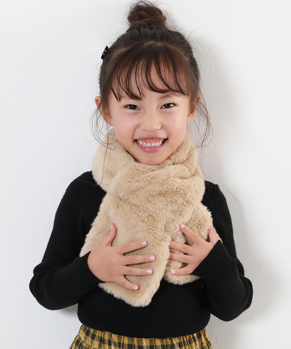 マフラー スヌード 防寒 ふわふわ フェイクファー ティペット キッズ 子供服 女の子  デビロック devirock 25aw_防寒グッズ | devirock | 03