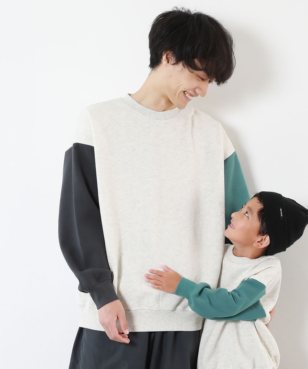 【アウトレット】トレーナー トップス カラフルスウェット ふっくら裏起毛 無地 大人トレーナー キッズ 子供服    デビロック devirock 25aw_linkcode | devirock | 06
