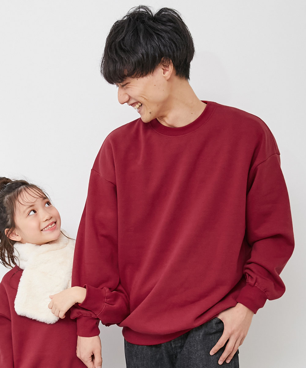 【アウトレット】トレーナー トップス カラフルスウェット ふっくら裏起毛 無地 大人トレーナー キッズ 子供服    デビロック devirock 25aw_linkcode | devirock | 12