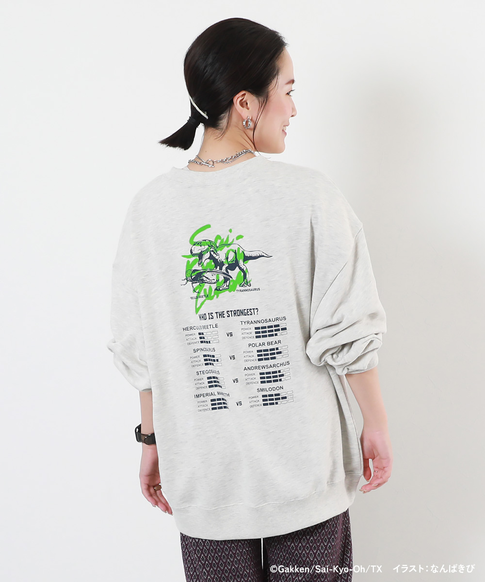 最強王図鑑 トレーナー コラボ 大人 子供服 男の子 女の子 トップス パーカー デビロック devirock | devirock | 01