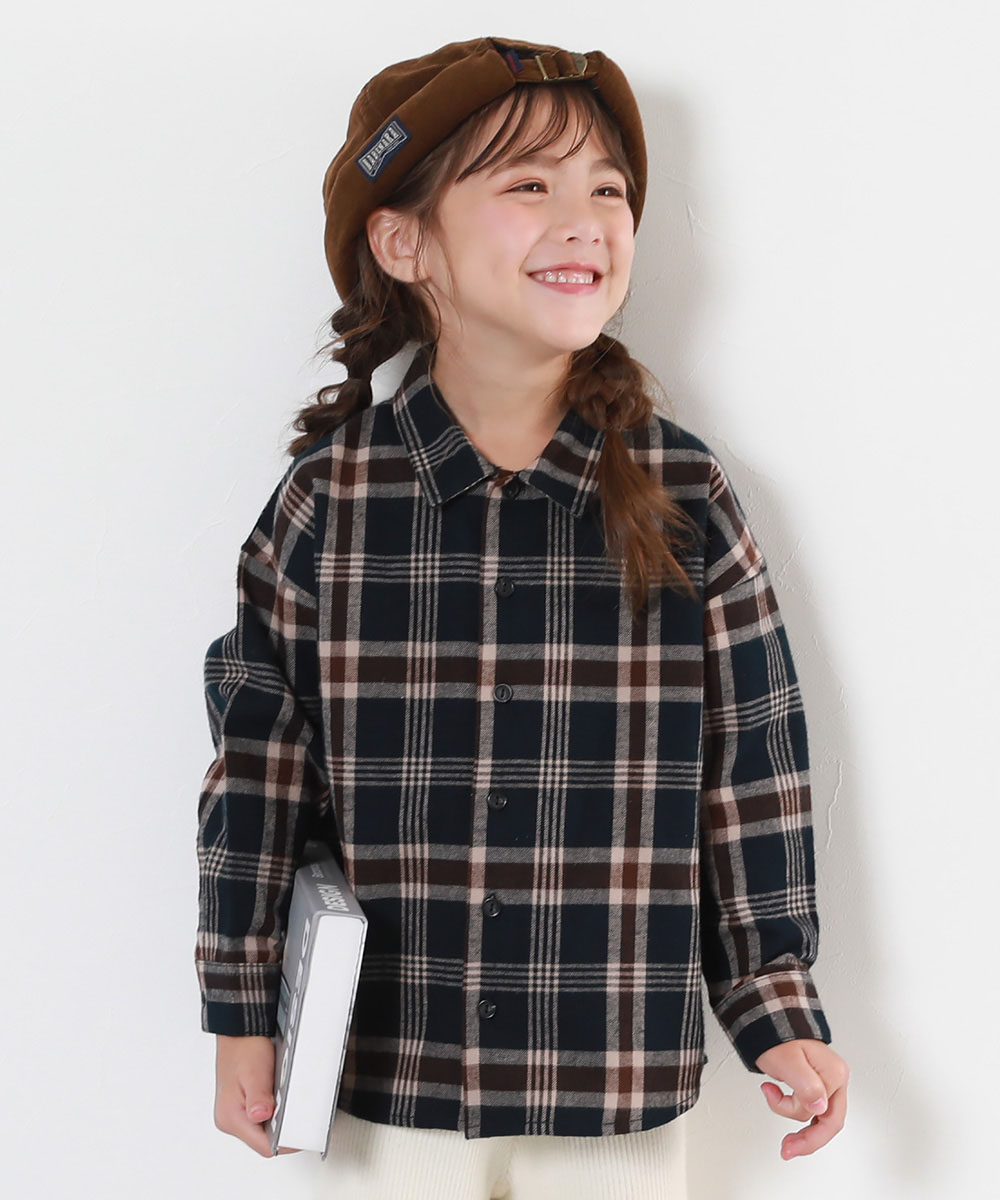 devirock（デビロック） シャツ ブラウス 前開き トップス 綿100