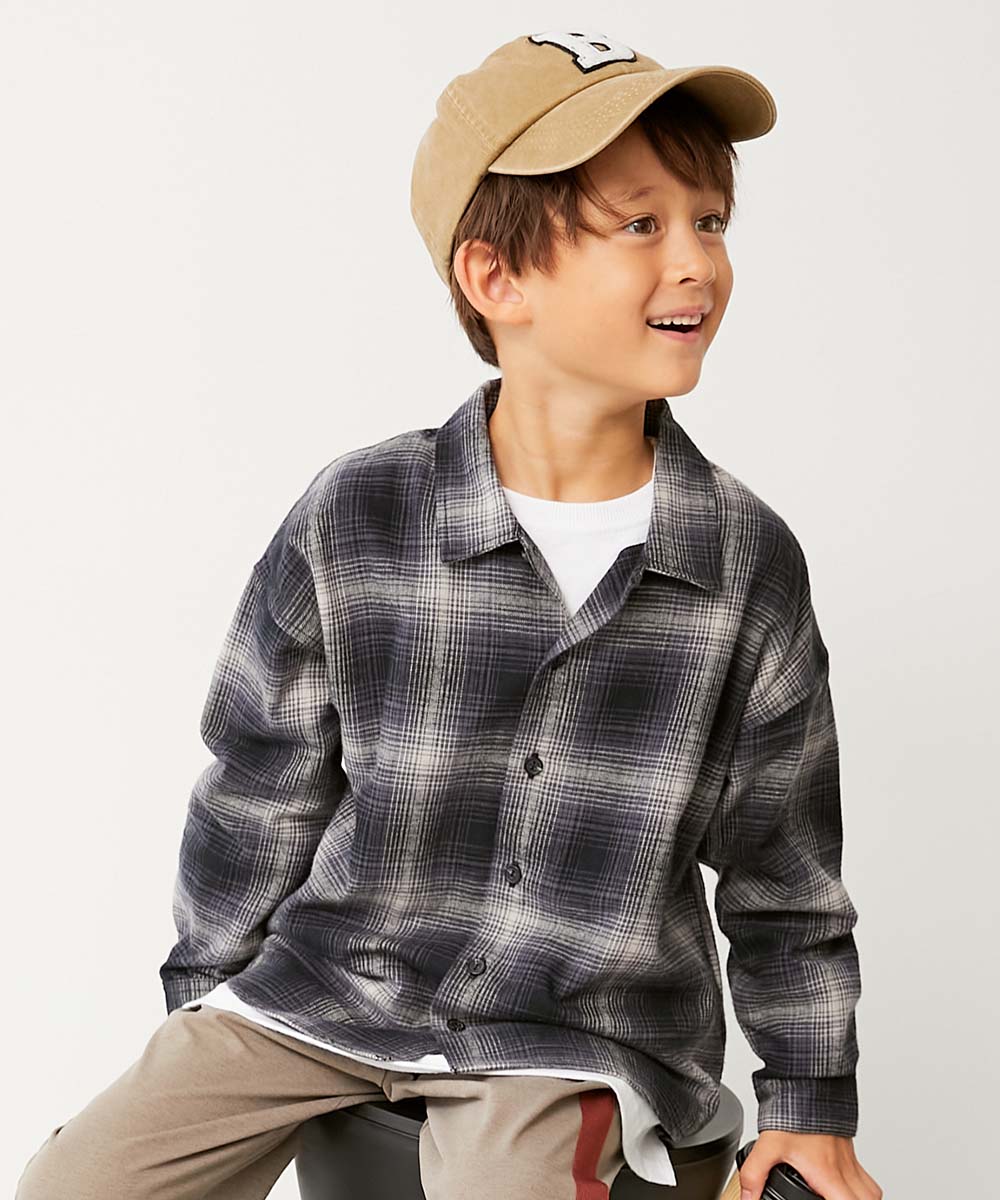 devirock（デビロック） シャツ ブラウス 前開き トップス 綿100