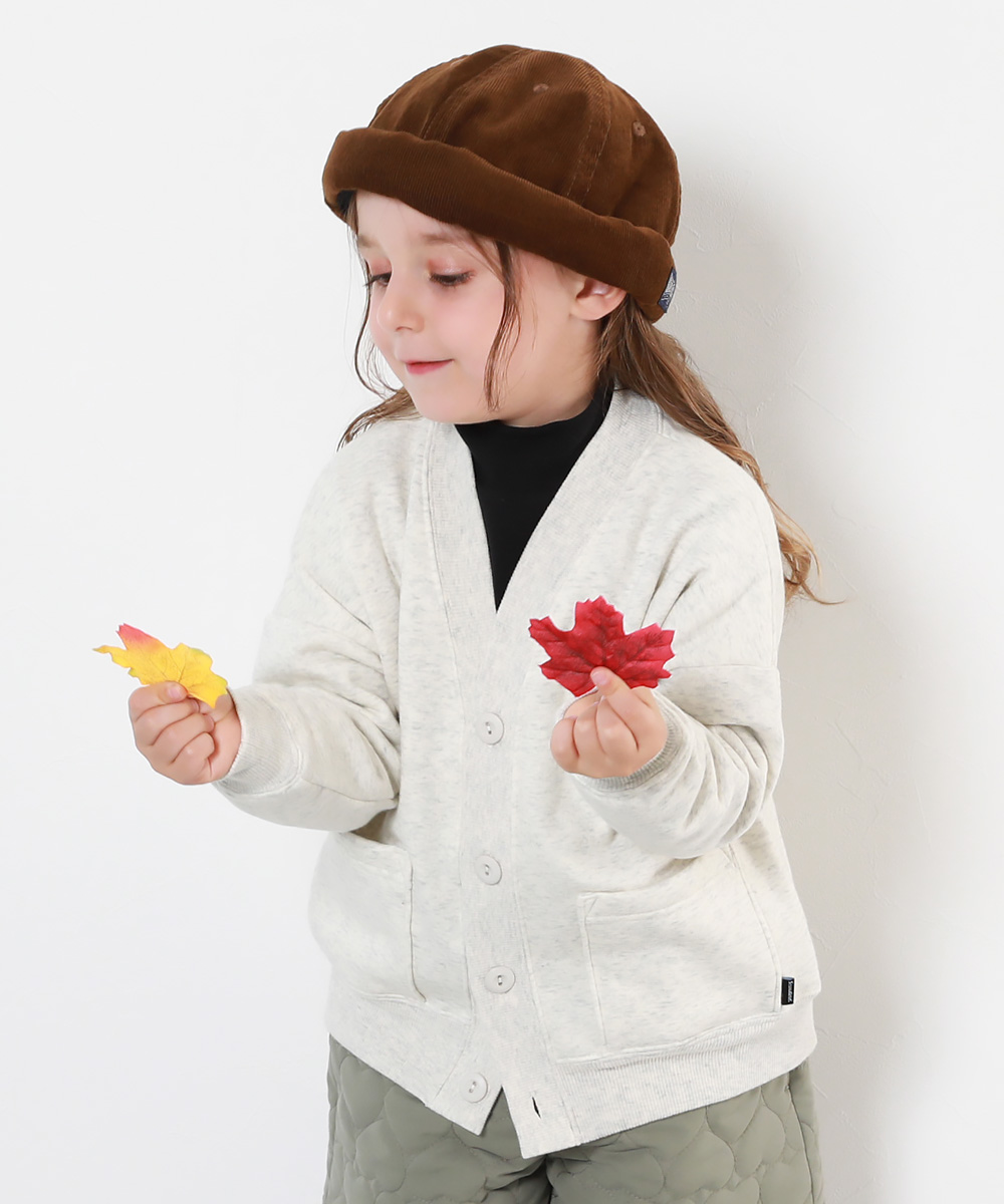 裏シャギー カーディガン キッズ 裏起毛 RICHWARM 子供服 男の子 女の子 トップス デビロック devirock | devirock | 02