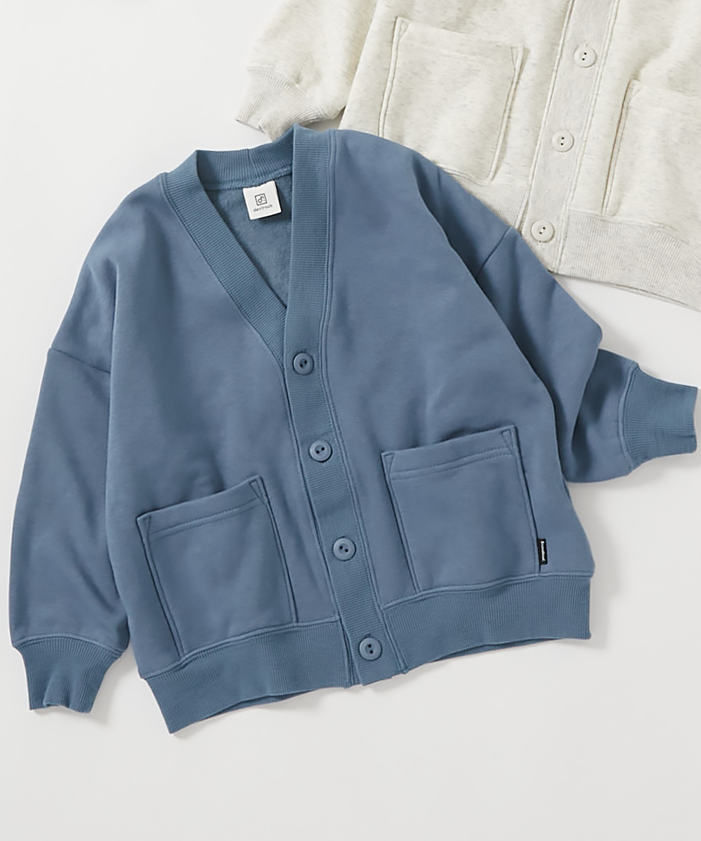 裏シャギー カーディガン キッズ 裏起毛 RICHWARM 子供服 男の子 女の子 トップス デビロック devirock | devirock | 03