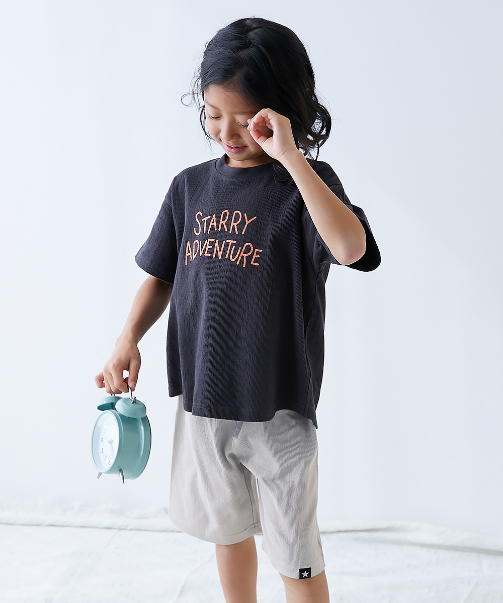 パジャマ 半袖パジャマ ルームウェア 半袖ルームウェア 着心地やわらか ロゴプリント パジャマ キッズ 子供服 男の子  デビロック devirock | devirock | 03