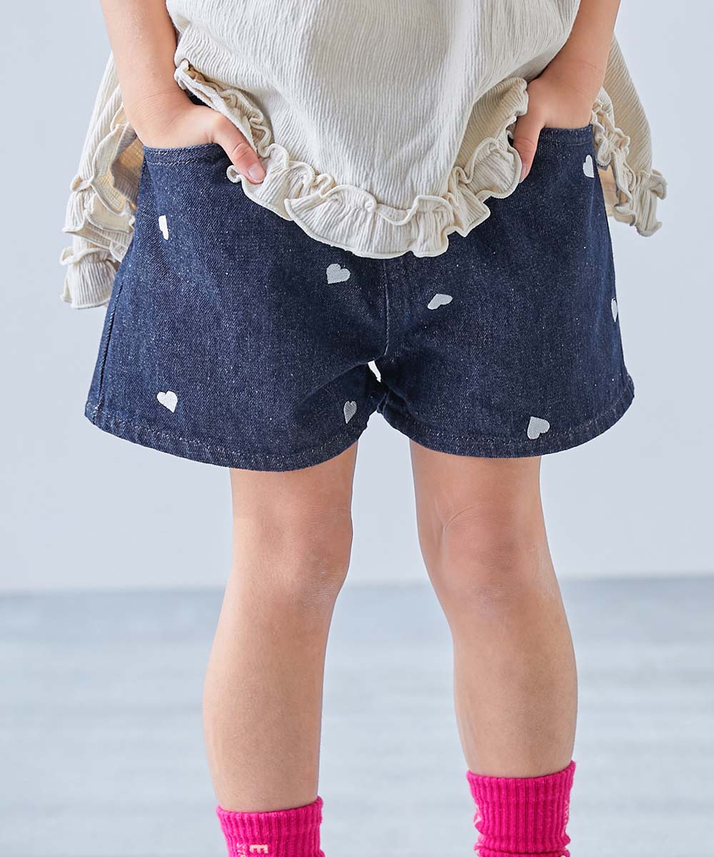 devirock（デビロック） 半ズボン 短パン ウエストゴム デニムパンツ