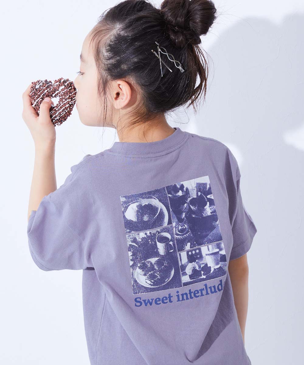 Tシャツ トップス 綿100％ デビラボ ガールズ BIGシルエット プリント半袖Tシャツ キッズ ベビー服 子供服 女の子  デビロック devirock | devirock | 12