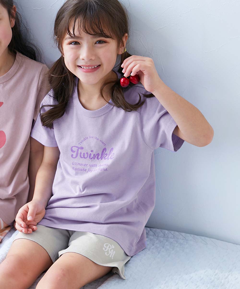 パジャマ 半袖パジャマ ルームウェア 半袖ルームウェア 綿100% デビラボROOM ガールズ半袖パジャマ キッズ 子供服 女の子  デビロック devirock | devirock | 04