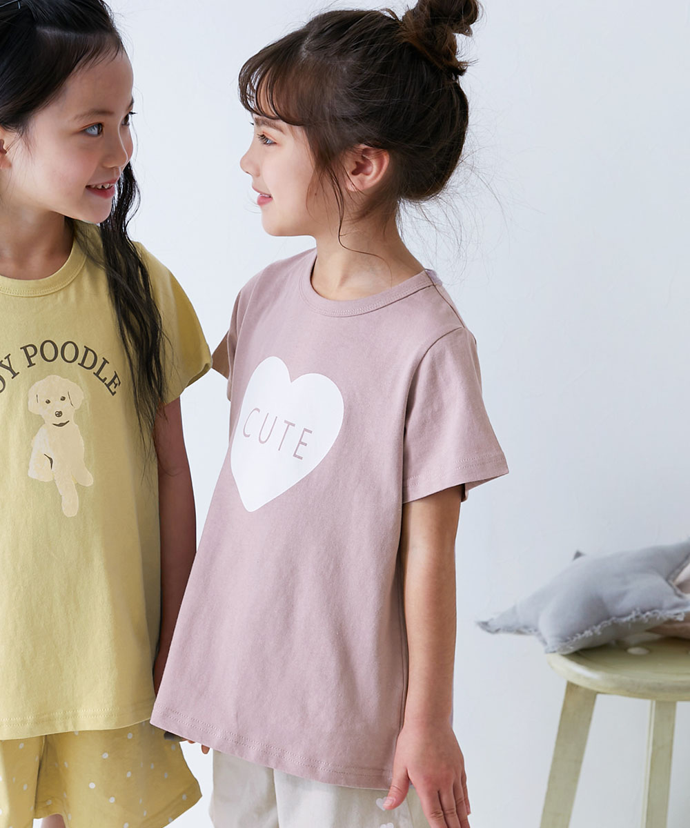 パジャマ 半袖パジャマ ルームウェア 半袖ルームウェア 綿100% デビラボROOM ガールズ半袖パジャマ キッズ 子供服 女の子  デビロック devirock | devirock | 06