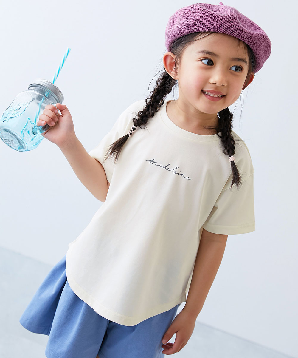 Tシャツ トップス 【ひやシャリ】接触冷感 デビラボ ガールズ プリント半袖Tシャツ キッズ ベビー服 子供服 女の子  デビロック devirock | devirock | 04
