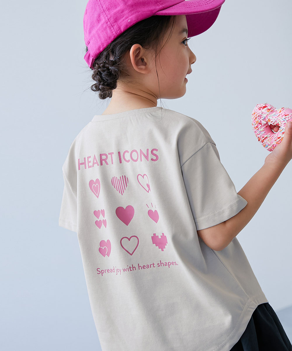 Tシャツ トップス 【ひやシャリ】接触冷感 デビラボ ガールズ プリント半袖Tシャツ キッズ ベビー服 子供服 女の子  デビロック devirock | devirock | 09
