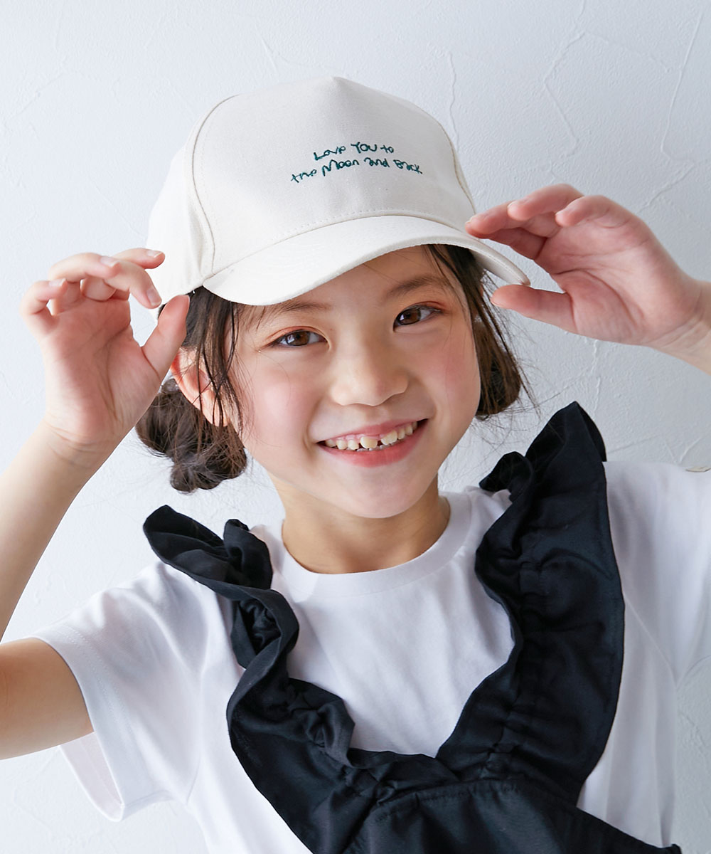 帽子 キャップ 【makoコラボ】親子で使える リネン混キャップ キッズ 子供服 女の子  デビロック devirock | devirock | 01