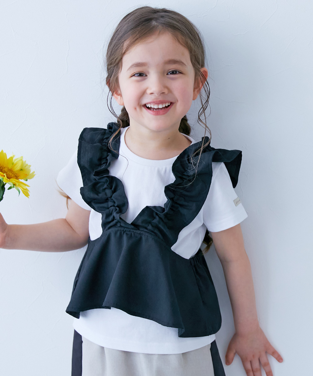 devirock（デビロック） Tシャツ トップス 【makoコラボ】フリル