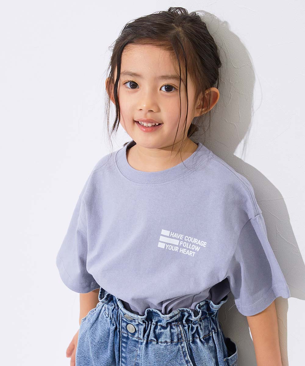 Tシャツ トップス 綿100％ デビラボ BIGシルエット プリント半袖Tシャツ キッズ ベビー服 子供服 男の子 女の子  デビロック devirock | devirock | 02