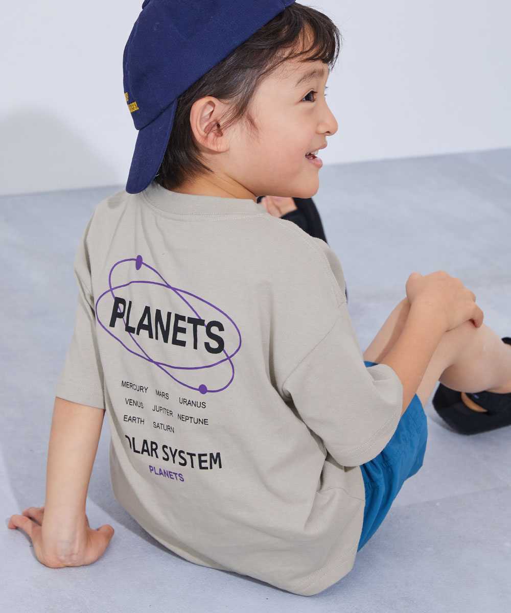 Tシャツ トップス 綿100％ デビラボ BIGシルエット プリント半袖Tシャツ キッズ ベビー服 子供服 男の子 女の子  デビロック devirock | devirock | 14