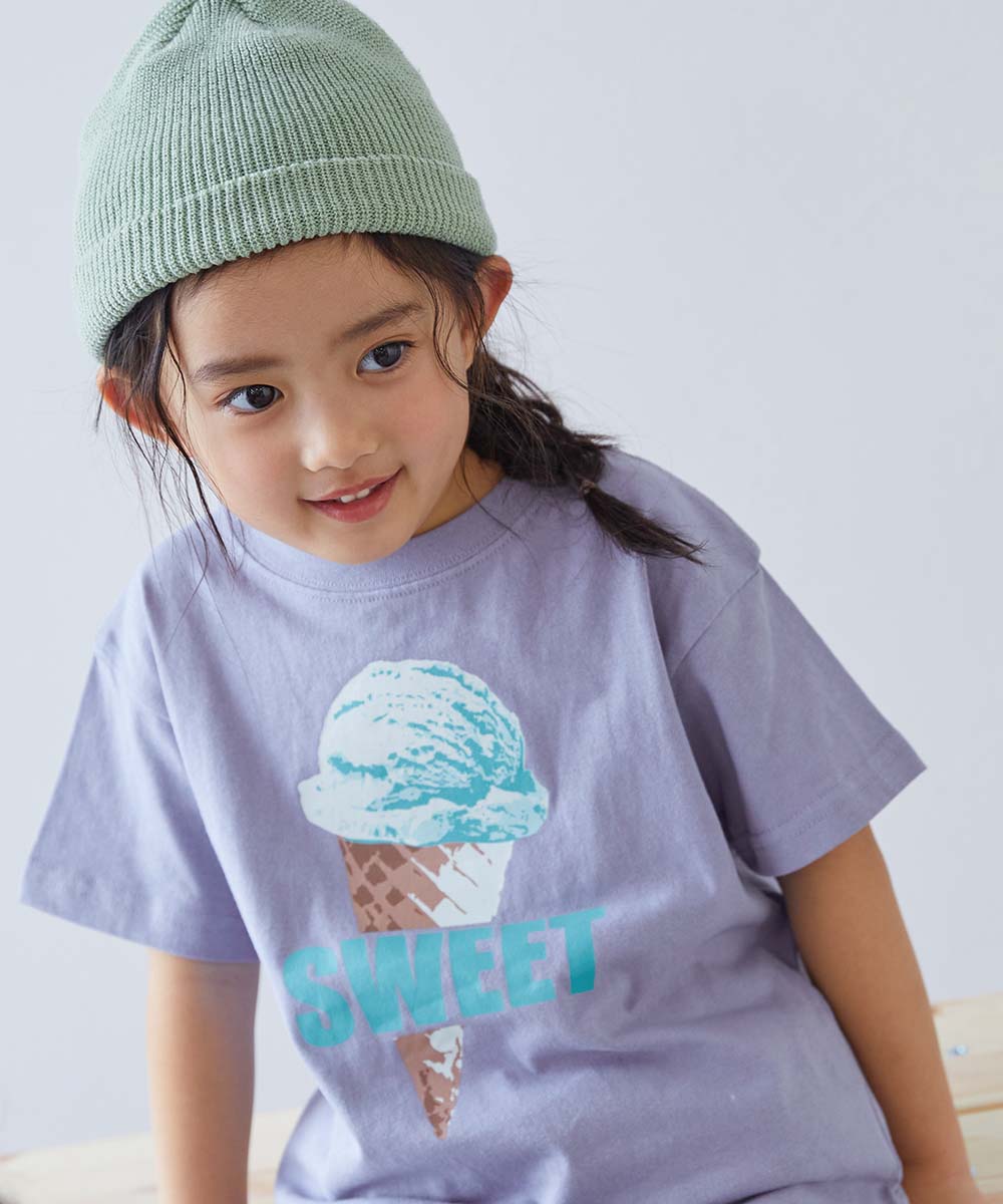 Tシャツ トップス 綿100％ デビラボ BOXシルエット プリント半袖Tシャツ キッズ ベビー服 子供服 男の子 女の子  デビロック devirock | devirock | 01