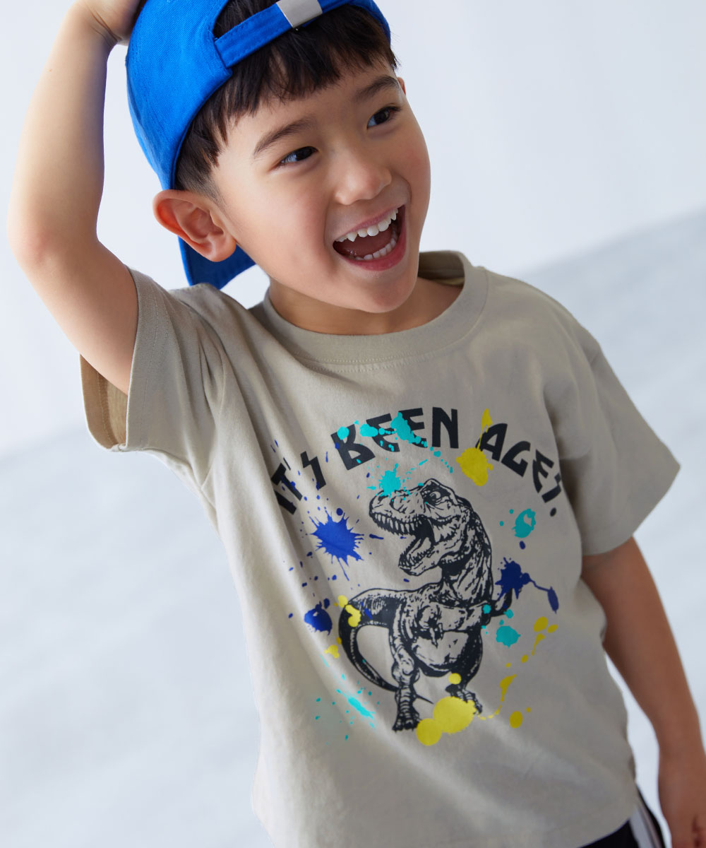 Tシャツ トップス 綿100％ デビラボ BOXシルエット プリント半袖Tシャツ キッズ ベビー服 子供服 男の子 女の子  デビロック devirock | devirock | 04
