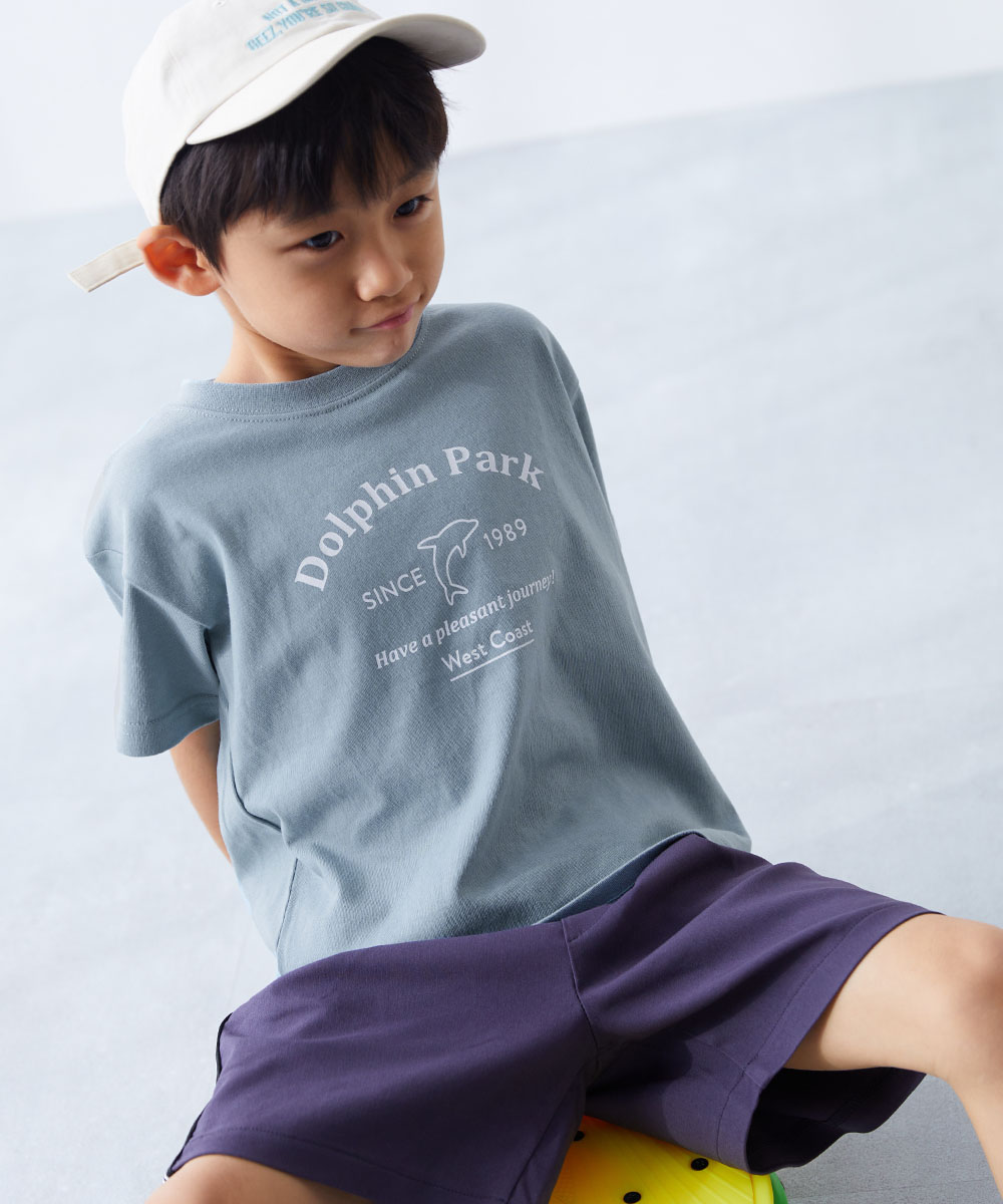 Tシャツ トップス 綿100％ デビラボ BOXシルエット プリント半袖Tシャツ キッズ ベビー服 子供服 男の子 女の子  デビロック devirock | devirock | 08