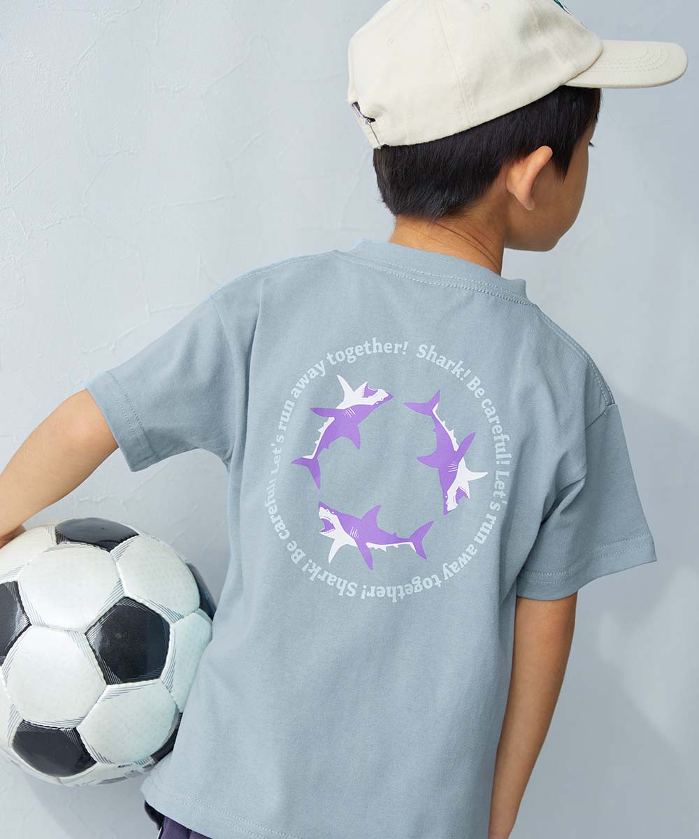 Tシャツ トップス 綿100％ デビラボ BOXシルエット プリント半袖Tシャツ キッズ ベビー服 子供服 男の子 女の子  デビロック devirock | devirock | 15