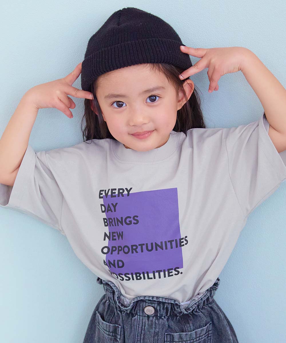 Tシャツ トップス デビラボ 洗濯に強い BIGシルエット プリント半袖Tシャツ キッズ ベビー服 子供服 男の子 女の子  デビロック devirock | devirock | 03