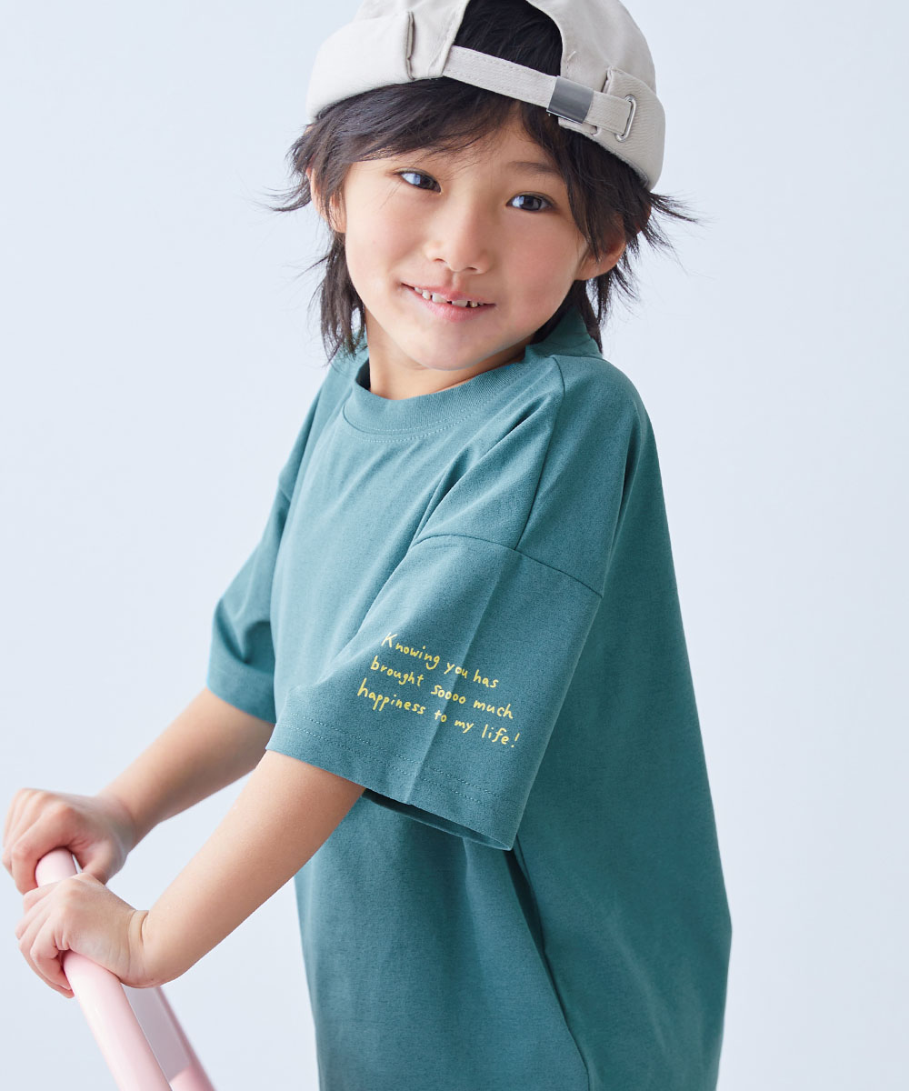 Tシャツ トップス デビラボ 洗濯に強い BIGシルエット プリント半袖Tシャツ キッズ ベビー服 子供服 男の子 女の子  デビロック devirock | devirock | 07