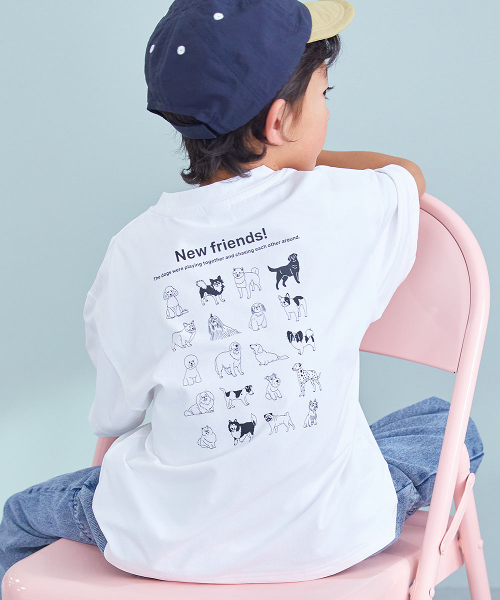 Tシャツ トップス デビラボ 洗濯に強い BIGシルエット プリント半袖Tシャツ キッズ ベビー服 子供服 男の子 女の子  デビロック devirock | devirock | 09
