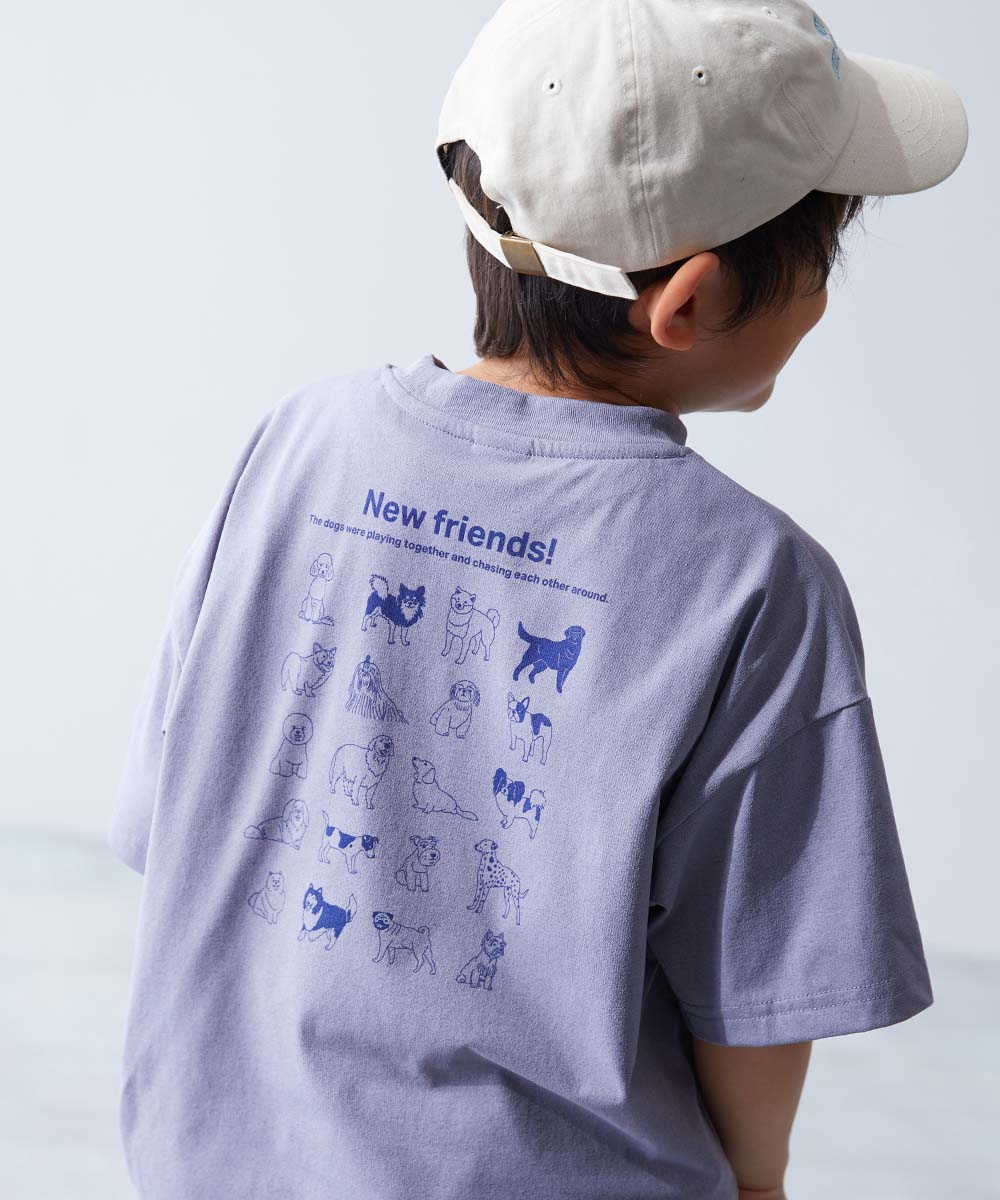 Tシャツ トップス デビラボ 洗濯に強い BIGシルエット プリント半袖Tシャツ キッズ ベビー服 子供服 男の子 女の子  デビロック devirock | devirock | 10