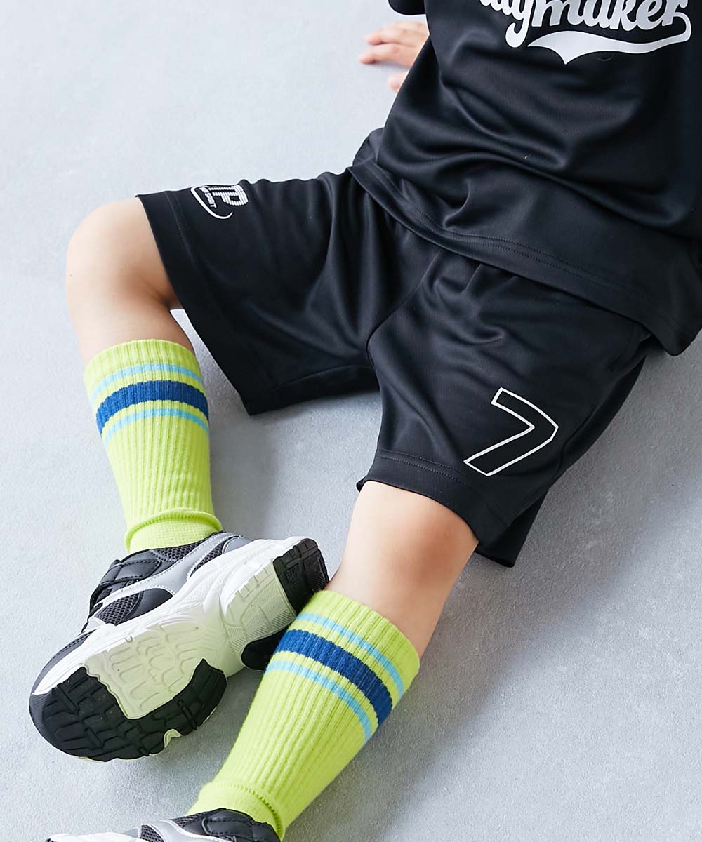 ハーフパンツ ショートパンツ ボトムス 速乾 サラっとストレッチ メッシュ デビラボ スポーツ ハーフパンツ キッズ 子供服 男の子 女の子  デビロック devirock | devirock | 05