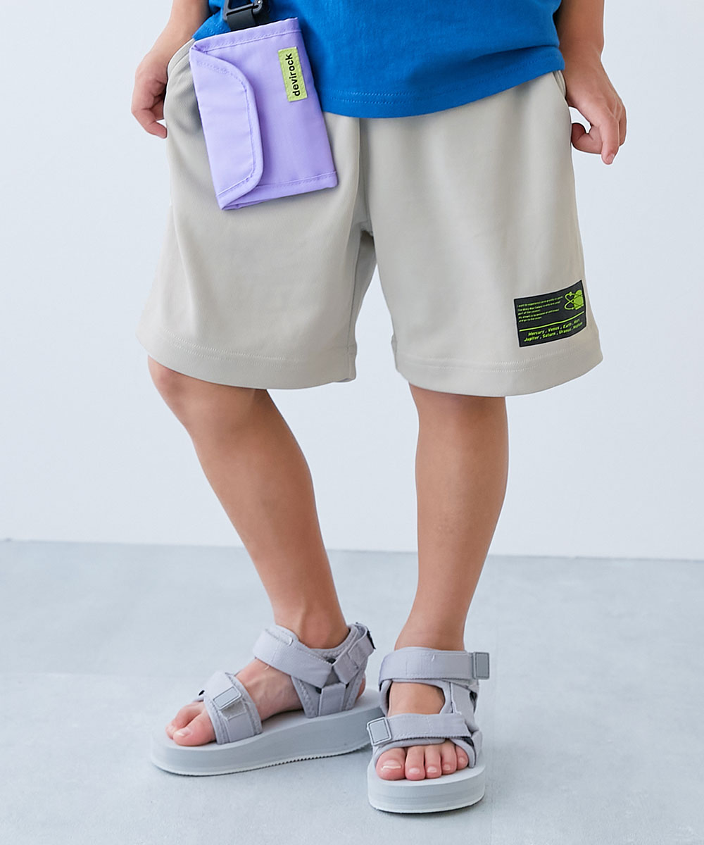 ハーフパンツ ショートパンツ ボトムス 速乾 サラっとストレッチ メッシュ デビラボ スポーツ ハーフパンツ キッズ 子供服 男の子 女の子  デビロック devirock | devirock | 08