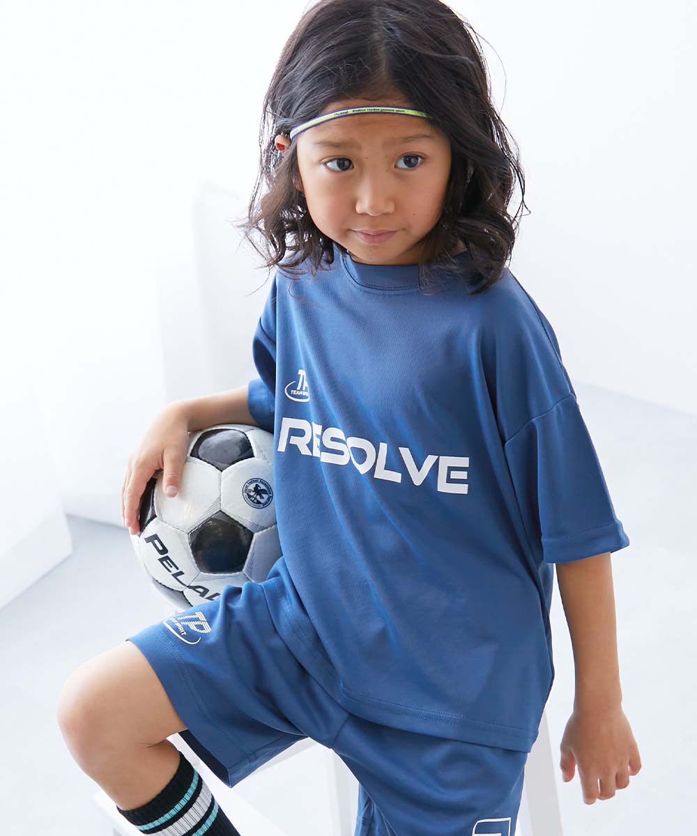 【アウトレット】Tシャツ トップス 速乾 サラっとストレッチ メッシュ デビラボ スポーツ 半袖Tシャツ キッズ 子供服 男の子 女の子  デビロック devirock | devirock | 01