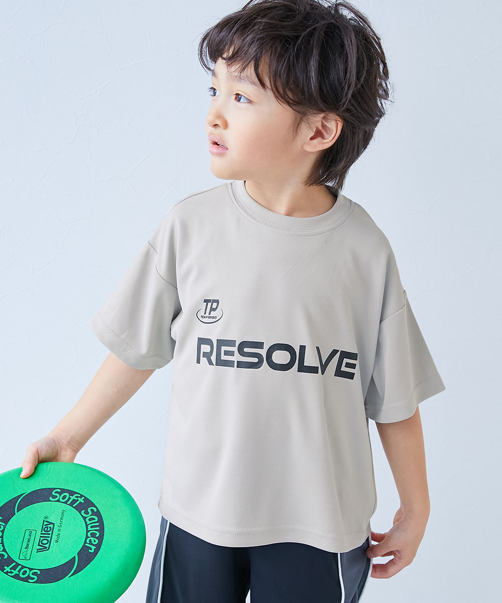 【アウトレット】Tシャツ トップス 速乾 サラっとストレッチ メッシュ デビラボ スポーツ 半袖Tシャツ キッズ 子供服 男の子 女の子  デビロック devirock | devirock | 02