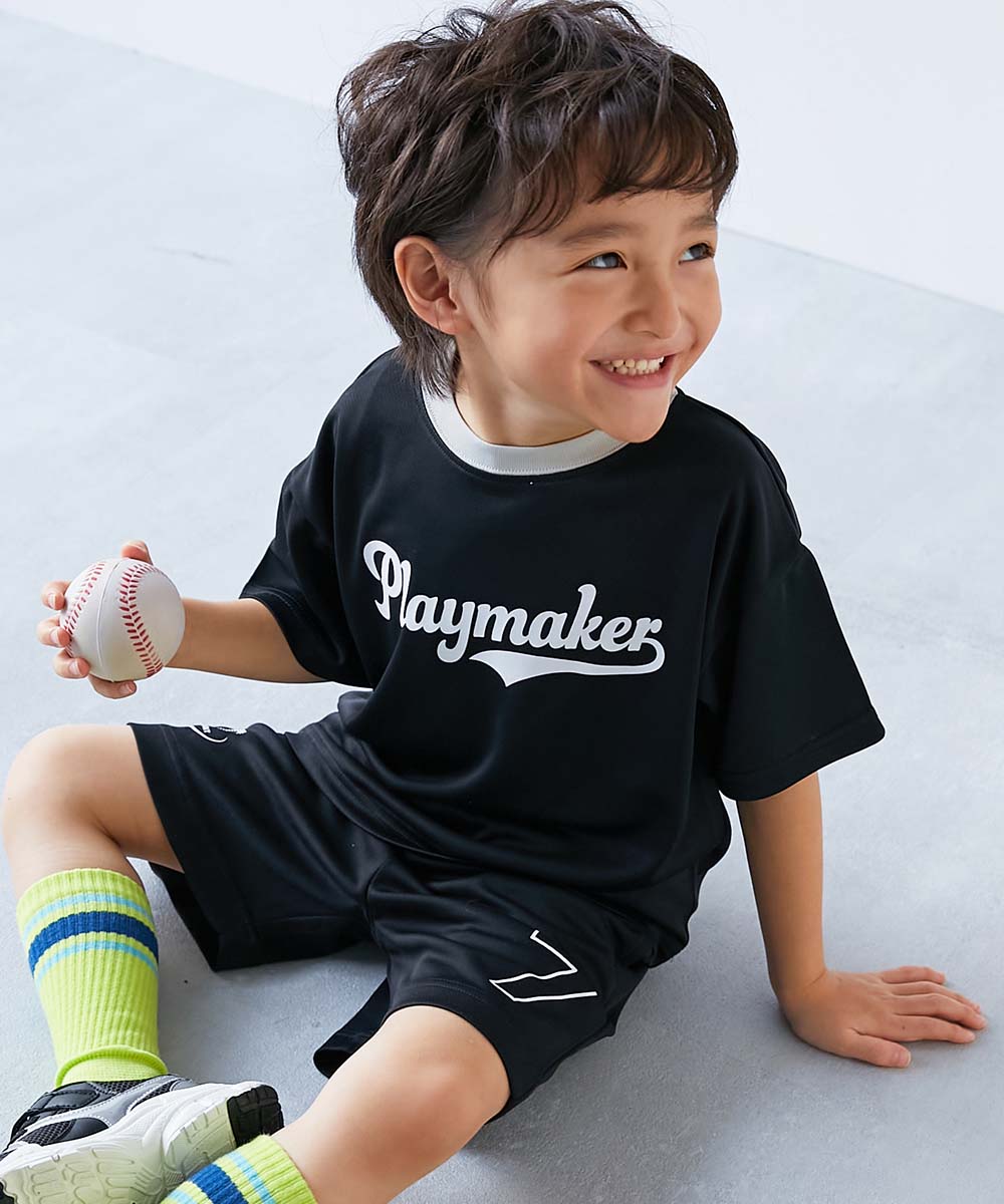 【アウトレット】Tシャツ トップス 速乾 サラっとストレッチ メッシュ デビラボ スポーツ 半袖Tシャツ キッズ 子供服 男の子 女の子  デビロック devirock | devirock | 03