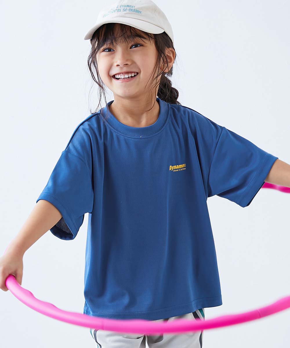 【アウトレット】Tシャツ トップス 速乾 サラっとストレッチ メッシュ デビラボ スポーツ 半袖Tシャツ キッズ 子供服 男の子 女の子  デビロック devirock | devirock | 07