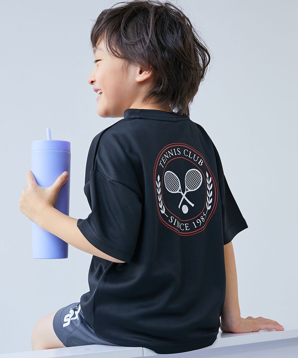 【アウトレット】Tシャツ トップス 速乾 サラっとストレッチ メッシュ デビラボ スポーツ 半袖Tシャツ キッズ 子供服 男の子 女の子  デビロック devirock | devirock | 14