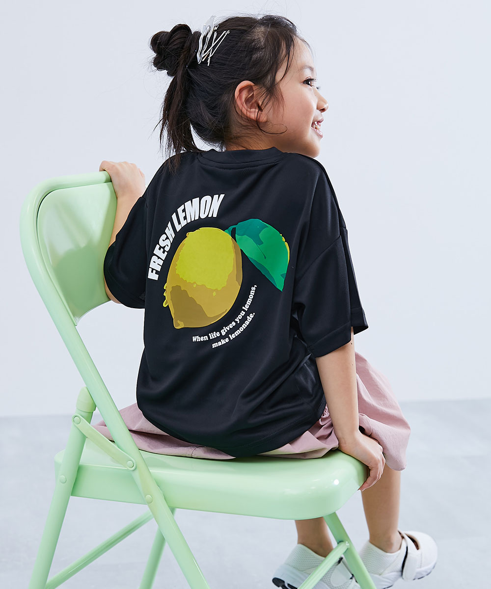 ロゴ ロゴT プリントT 速乾 Tシャツ トップス 【涼感 サラッとメッシュ】× デビラボ プリント 半袖Tシャツ キッズ 子供服  devirock heatstroke | devirock | 11