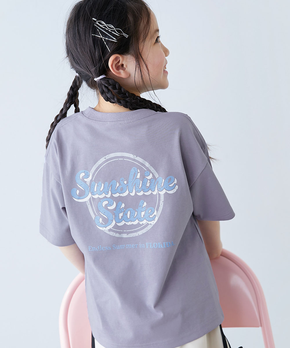 Tシャツ トップス 【ひやシャリ】接触冷感 デビラボ BIGシルエット プリント半袖Tシャツ キッズ ベビー服 子供服 男の子 女の子  デビロック devirock | devirock | 11