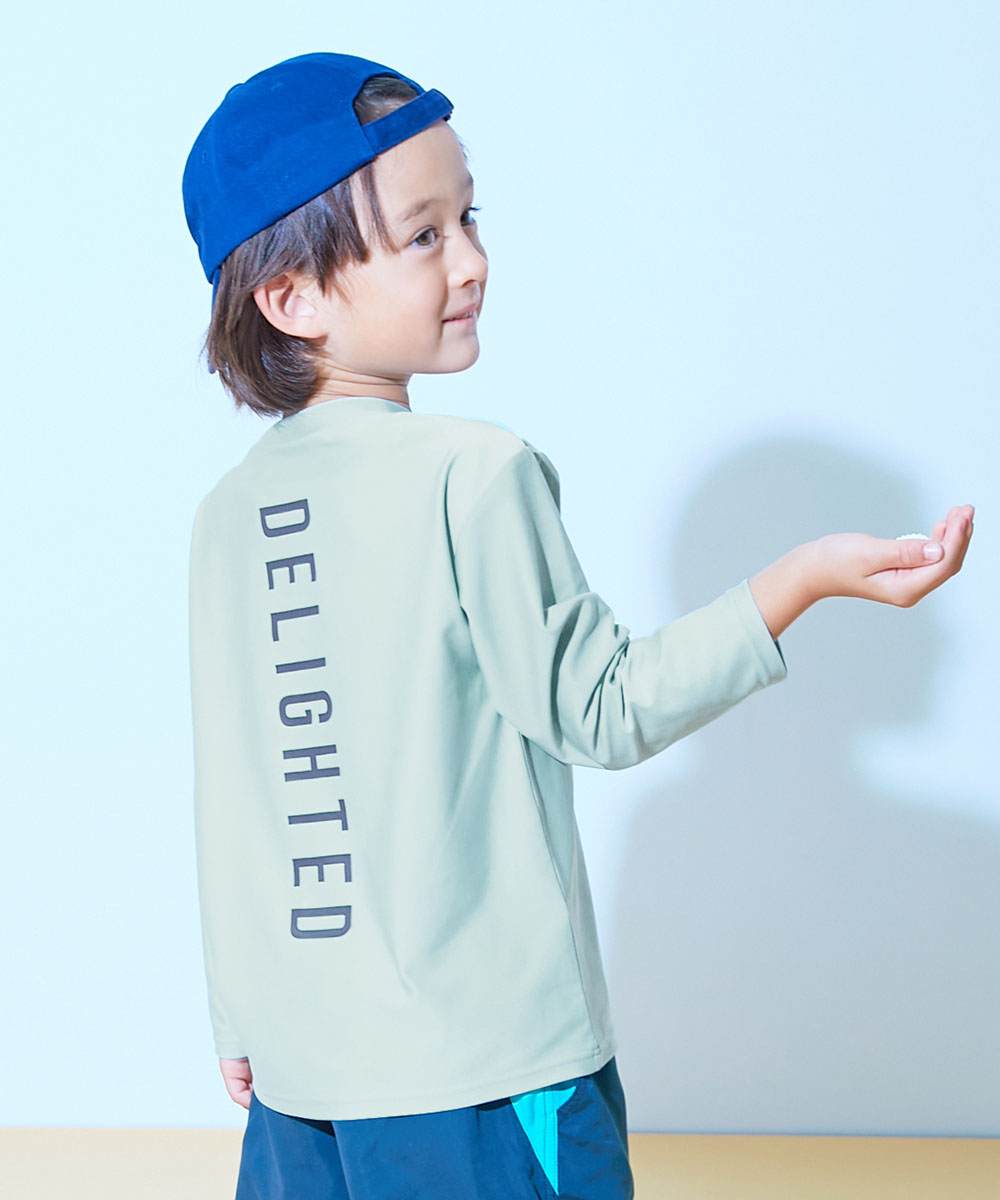 長袖ラッシュガード 水着 プールグッズ 水泳 海水浴 UVカット Tシャツ型 長袖ラッシュガード キッズ 子供服 男の子 女の子  デビロック devirock | devirock | 06