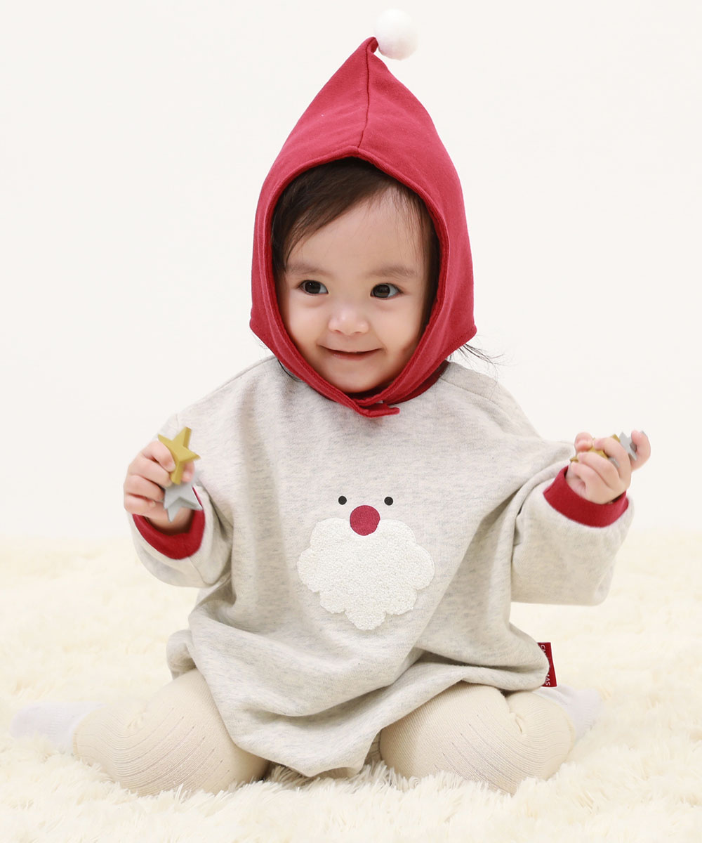 ロンパース 出産祝い クリスマス スウェットロンパース キッズ 子供服 男の子 女の子  デビロック devirock | devirock | 01