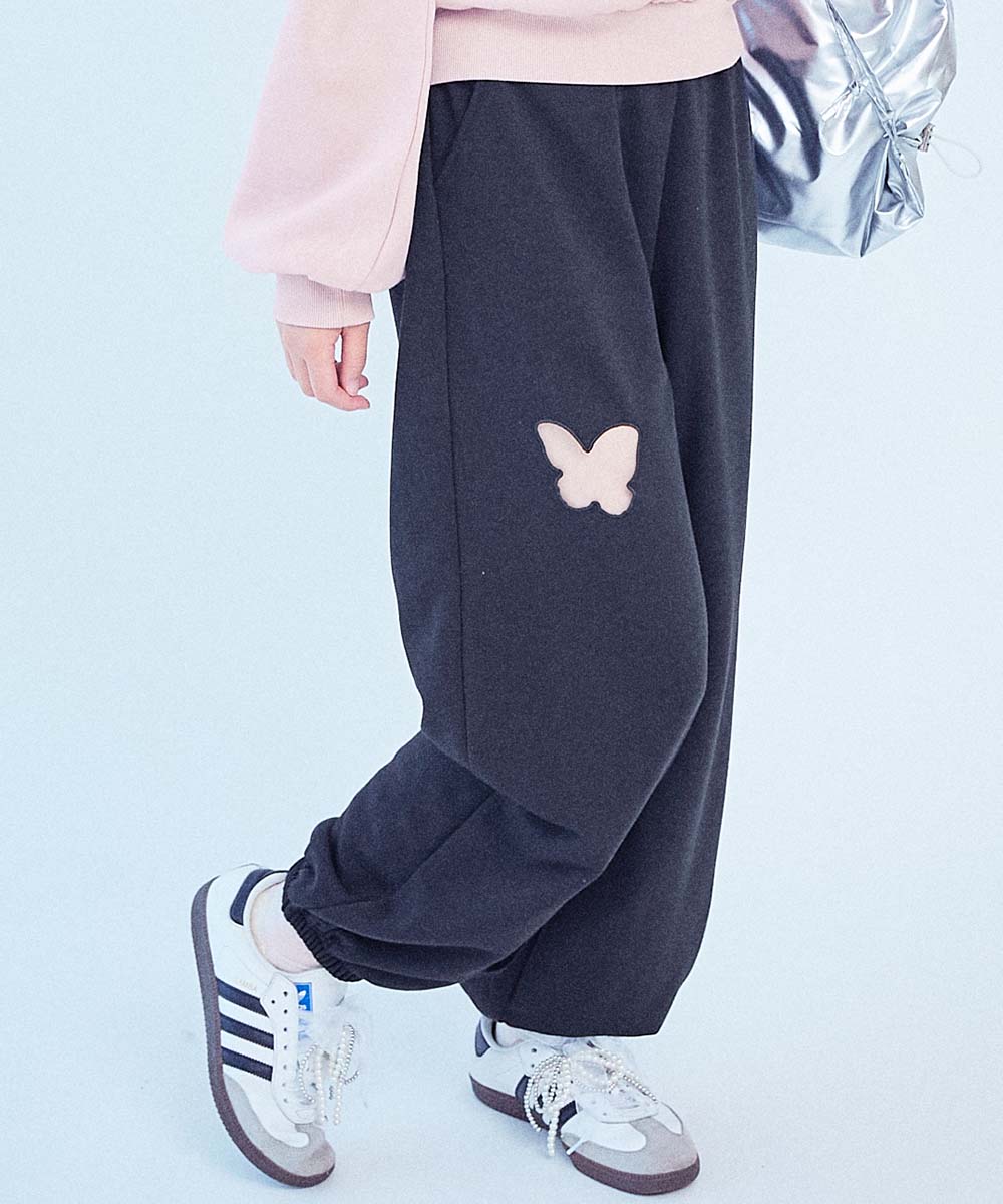 スウェットパンツ ロングパンツ ボトムス 【chum】えらべるカットアウトデザイン ミニ裏毛 スウェットパンツ キッズ 子供服 女の子  デビロック devirock | devirock | 04