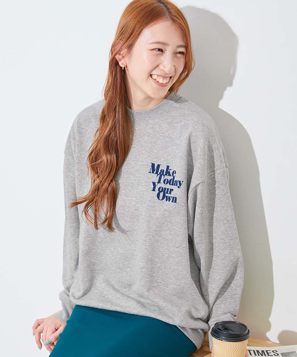 リンクコーデ 親子コーデ お揃い おそろい リンク ロゴ トレーナー 大人 デビラボ プリント トレーナー キッズ 子供服 男の子 女の子  デビロック devirock | devirock | 01