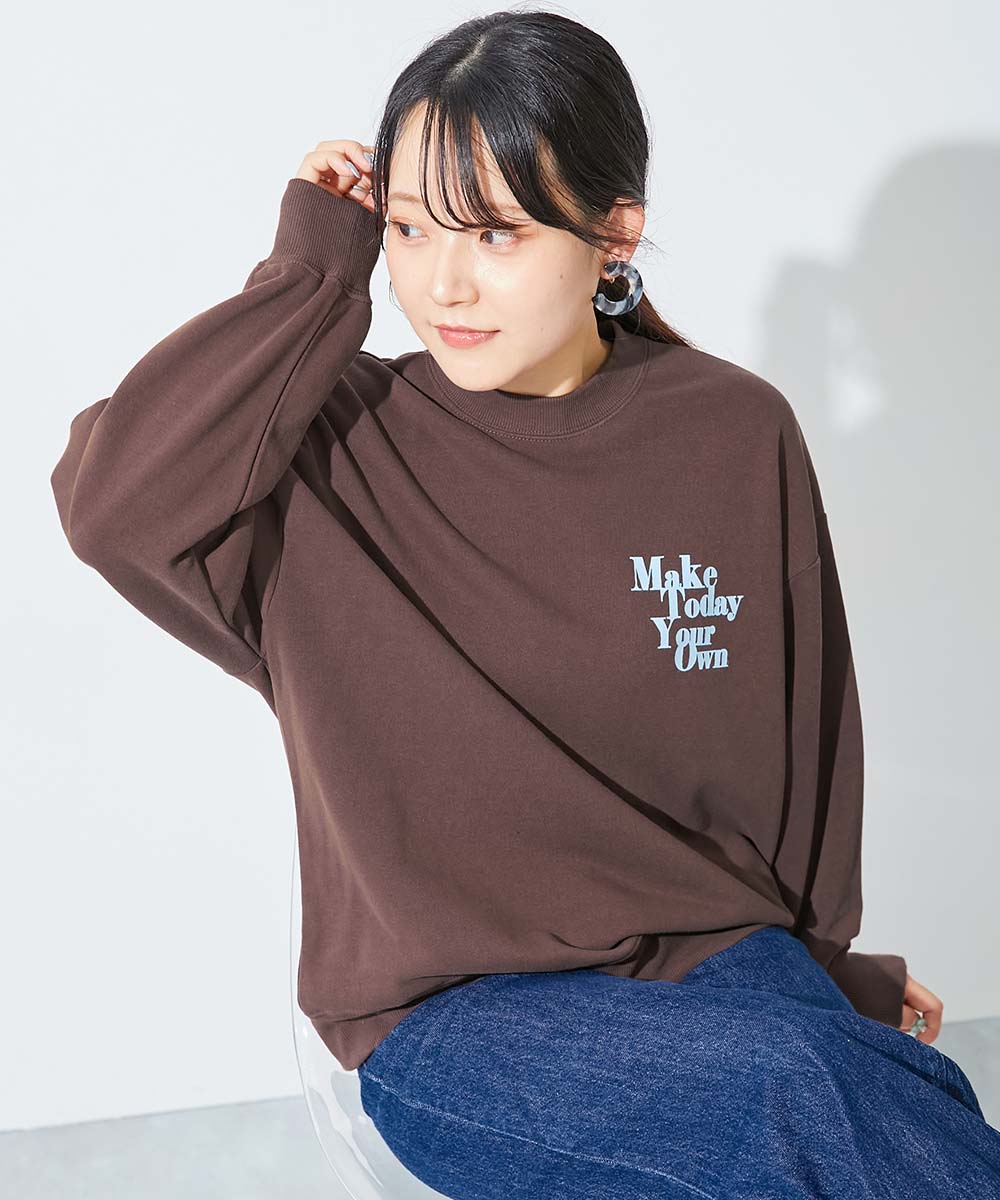 リンクコーデ 親子コーデ お揃い おそろい リンク ロゴ トレーナー 大人 デビラボ プリント トレーナー キッズ 子供服 男の子 女の子  デビロック devirock | devirock | 02