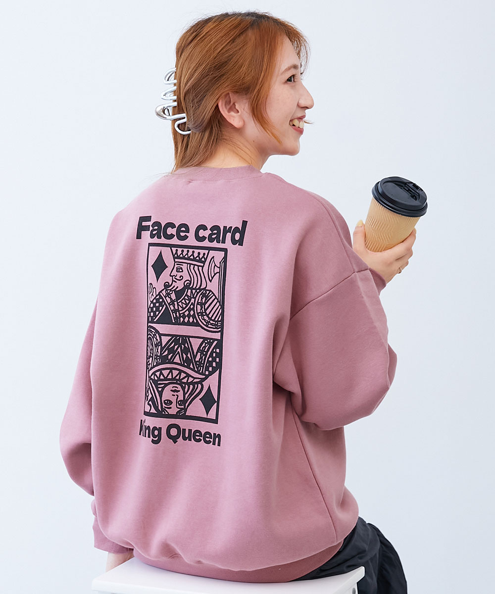 リンクコーデ 親子コーデ お揃い おそろい ロゴ トレーナー トップス 大人 デビラボ プリント 裏起毛トレーナー  デビロック devirock | devirock | 07