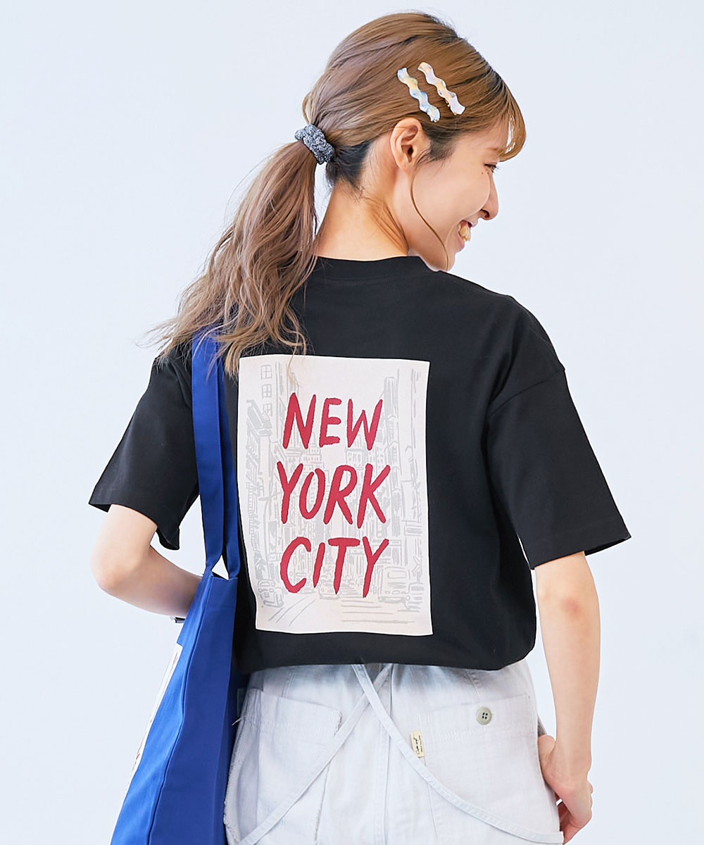 綿100％ コットン プリントＴ オーバーサイズ Tシャツ トップス 【旅するデビロック】大人 プリント半袖Tシャツ キッズ 子供服 男の子  デビロック devirock | devirock | 01