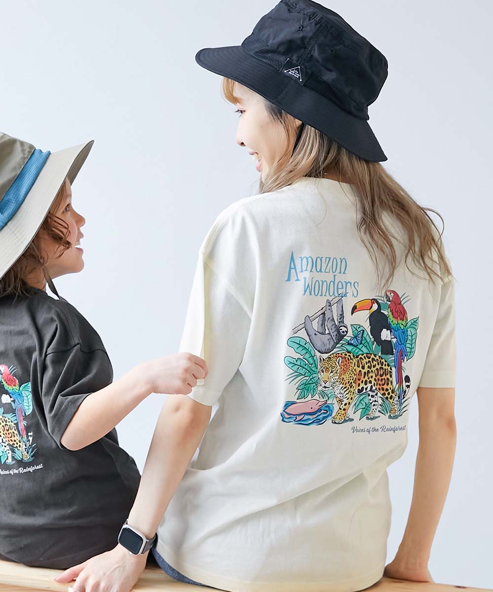 綿100％ コットン プリントＴ オーバーサイズ Tシャツ トップス 【旅するデビロック】大人 プリント半袖Tシャツ キッズ 子供服 男の子  デビロック devirock | devirock | 05