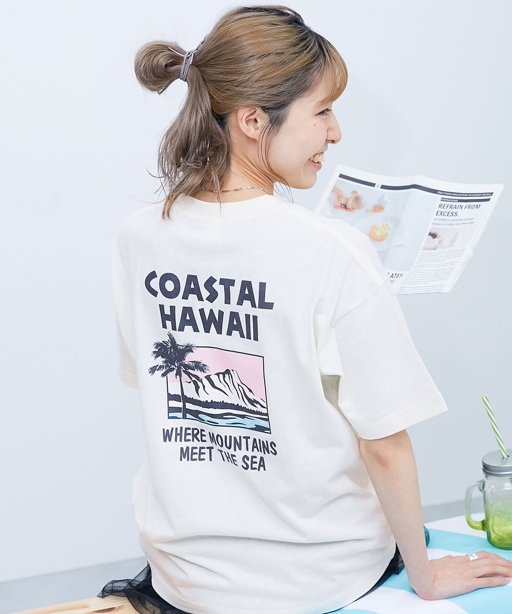 綿100％ コットン プリントＴ オーバーサイズ Tシャツ トップス 【旅するデビロック】大人 プリント半袖Tシャツ キッズ 子供服 男の子  デビロック devirock | devirock | 06