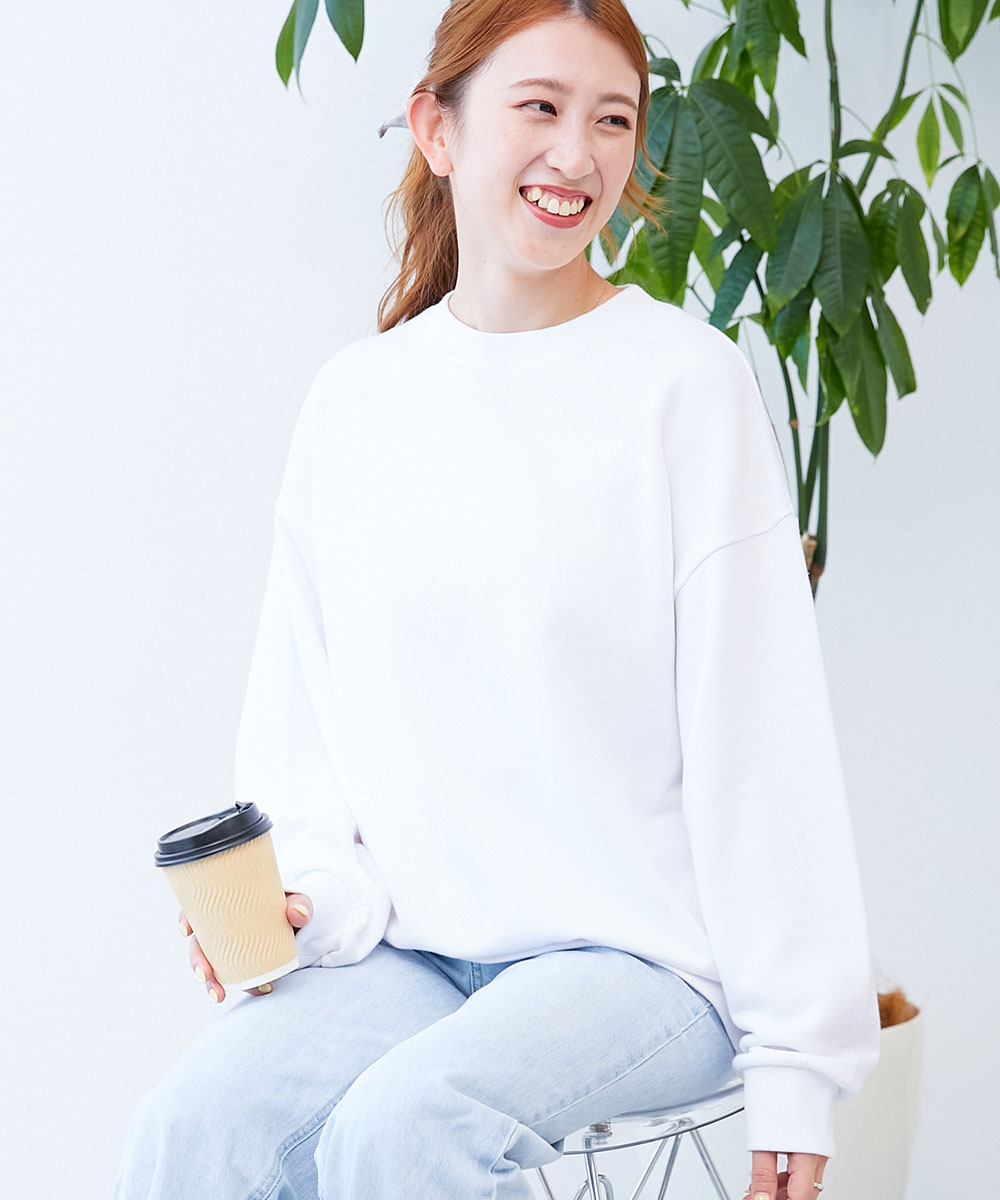 リンクコーデ 親子コーデ お揃い 綿100% コットン 無地 トレーナー トップス カラフルスウェット 綿100%裏毛 無地 大人トレーナー 子供服 デビロック devirock | devirock | 02